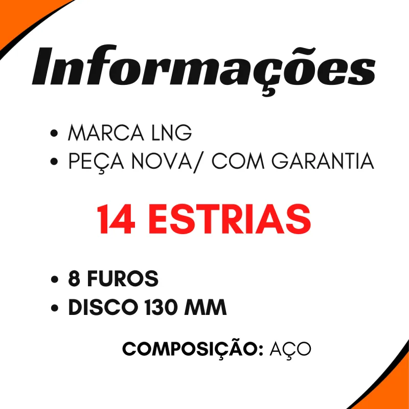 Flange Cardan (Central) Mbb 1113 A 2213 8 Furos 14 Estrias (Disco 130