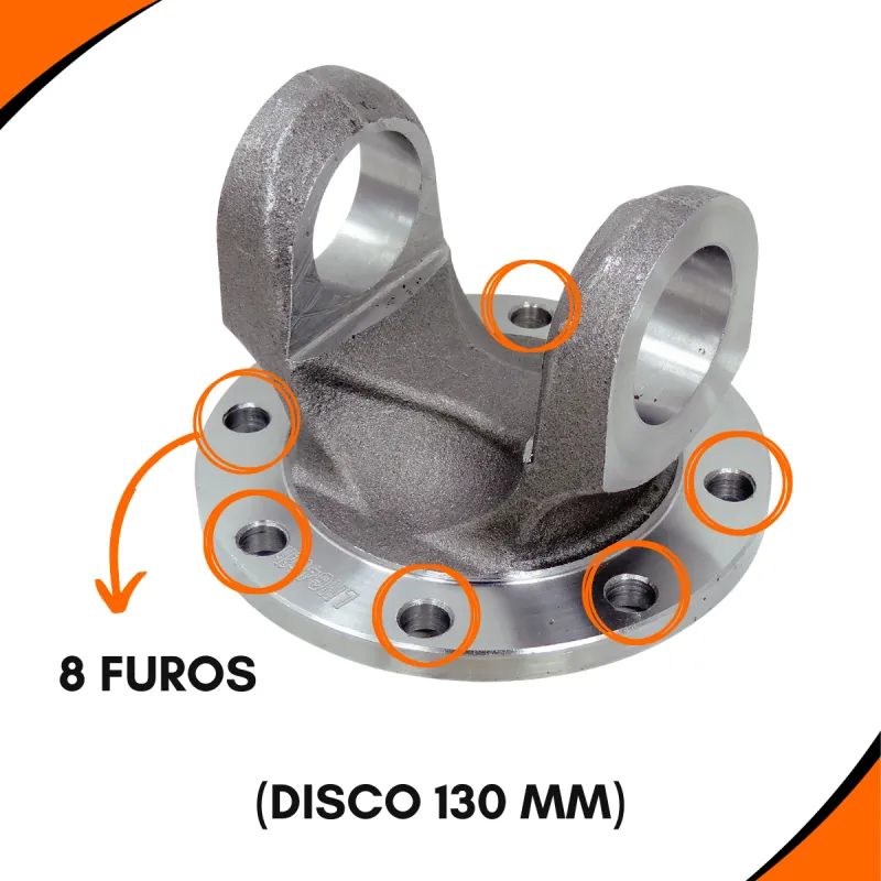 Flange Cardan (De Orelha) Mbb 3524110011/ Valtra 261950 8 Furos Disco