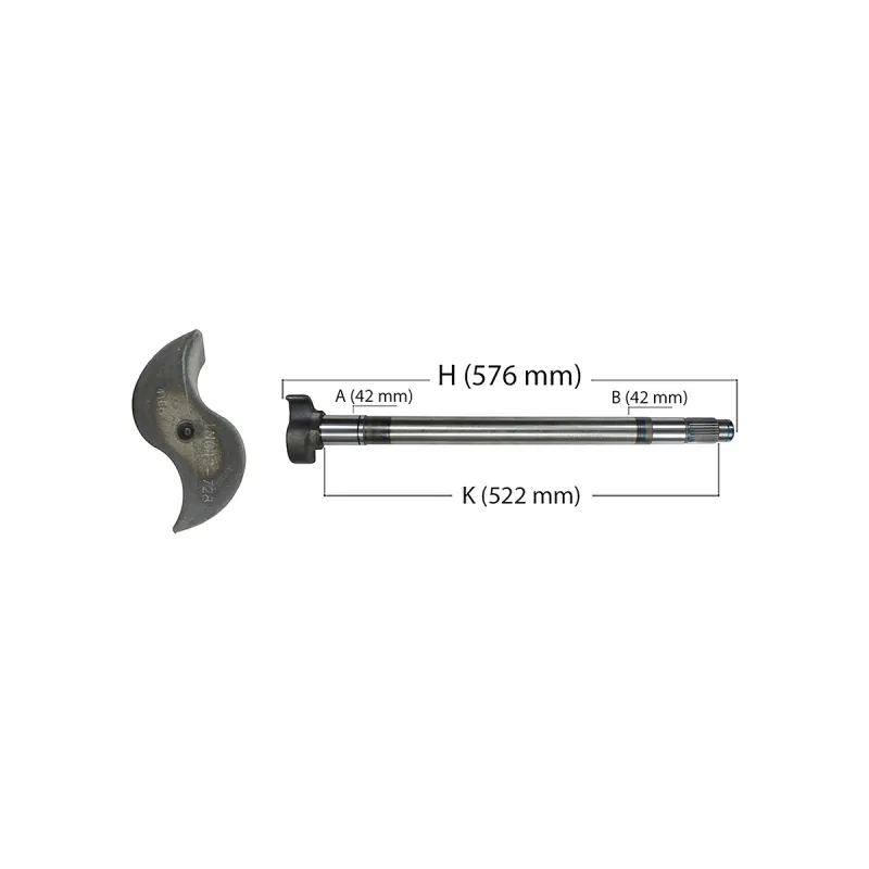 Eixo Expansores S Freio Ar Mbb 1313/ 1314/ 1316/ 1318/ Of1113/