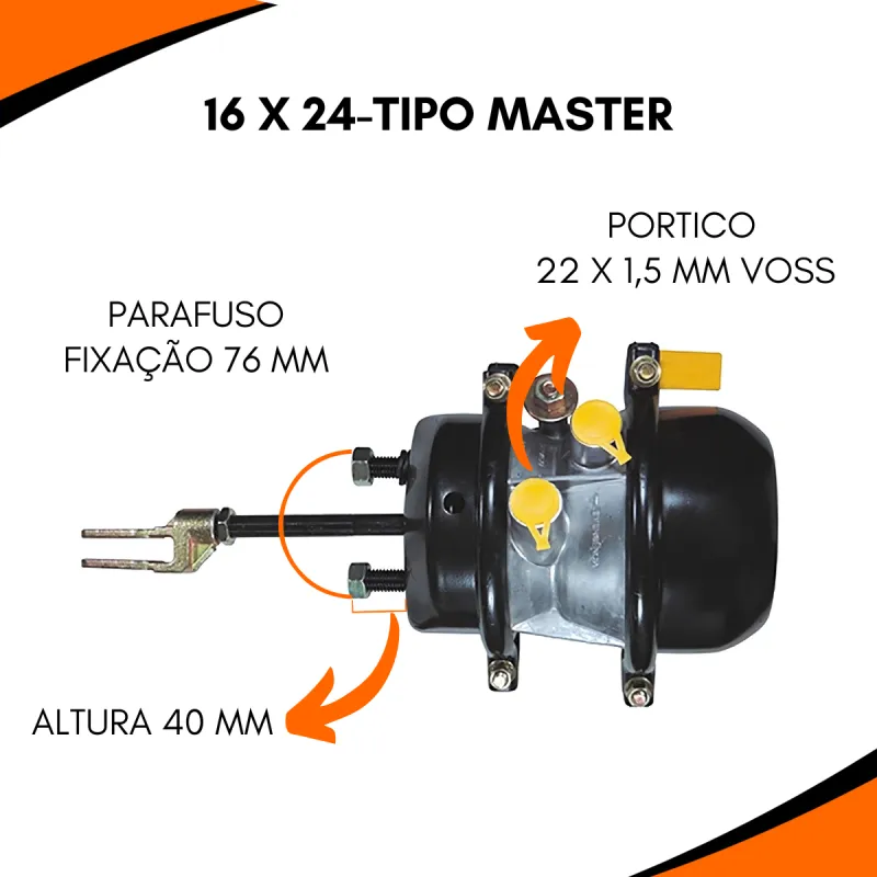 Cuica Freio Spring Brake Vw 7100/ 8140/ 8100/ L80/ 7110/ 7120/ 8120/