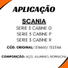 Cuica Freio Tristop Scania Série 5  24 X 16 Tipo Baioneta