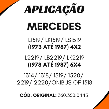 Flange Diferencial Mbb 1519/ 2219 8 Furos 26 Estrias Ret. 68 Mm