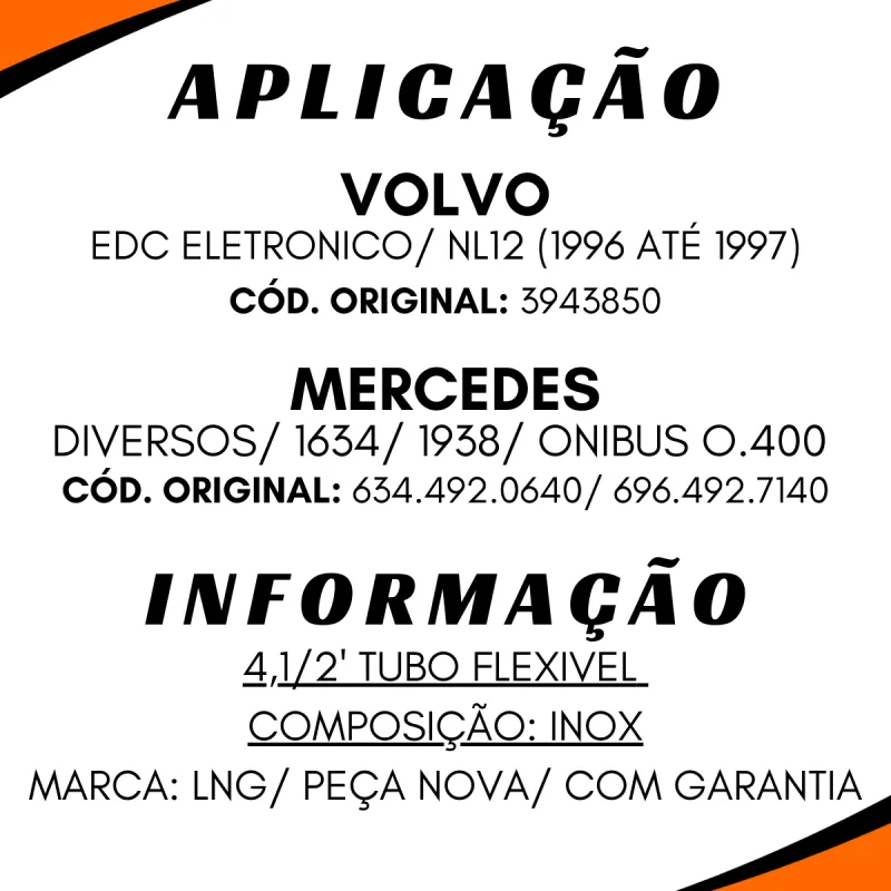 Abraçadeira Escapamento Volvo Nl12/ Edc/ Mbb Diversas 1634/ 1938/