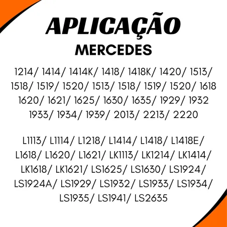 Cuica Freio Diant 20 Mbb 1414/ 1418/ 1618/ 1620/ 1621/ 1625