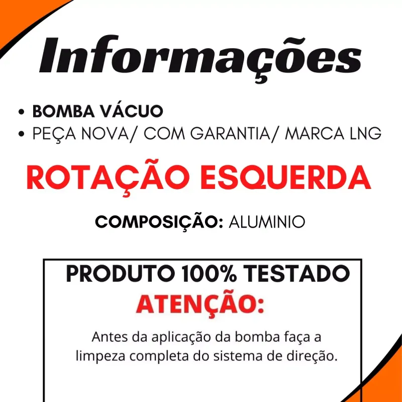 Bomba Vácuo Direção Gm S10/Blazer Mwm Tdi (02/...) Agrale Volare