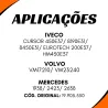 Kit 2 Porcas Cardan 30 X 2,0 Volvo Mbb Iveco Mitsubishi