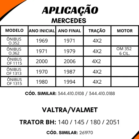 Luva Cardan 16 Estrias Mbb 1113 A 2013/ L608d/ Valtra/Valmet 261970