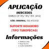 Kit 10 Borrachas Sup. Boiadeiro Mercedes 1113..