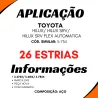 Terminal Cardan Hilux 3.0 Cd 4x4/ Srv 2.7 Diesel Mecanica Cd 4x4/ Srv