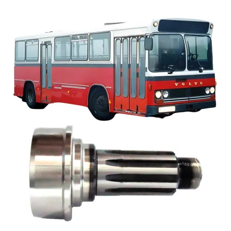 Ponteira Cardan (C/Rosca) Volvo B58 10 Estrias Rolam. 45 Mm (Encaixe