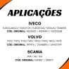 Silenciador Válvula Iveco 4823437, Volvo 1197476, Scania 1543187,