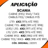 Rolamento Cardan C/Borracha 55mm Scania 208393