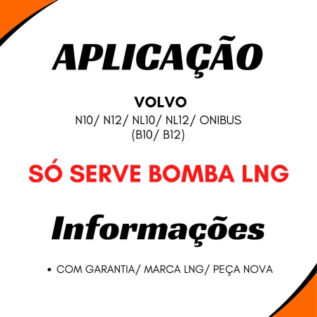 Reparo Bomba Volvo B10/B12/N10/N12/Nl10/Nl12/B10/B12