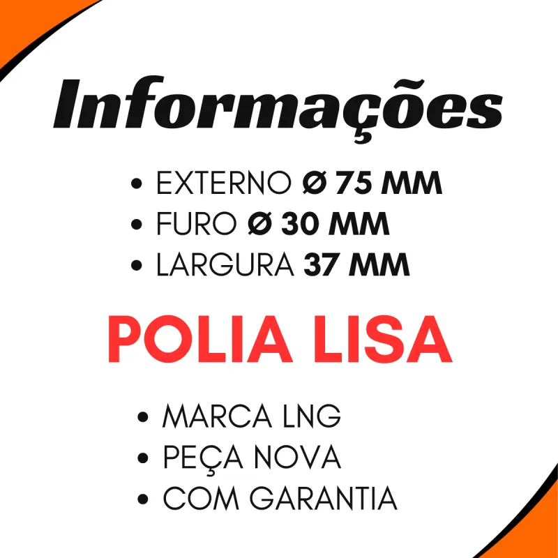 Polia Tensor Correia Lisa Mbb 0.500 Eletronico