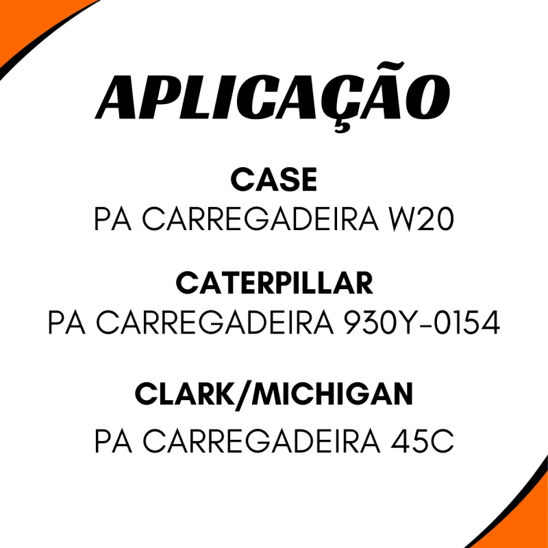 Ponteira Cardan (C/Rosca) Case W20/ Clark/Michigan/ Caterpillar - 10