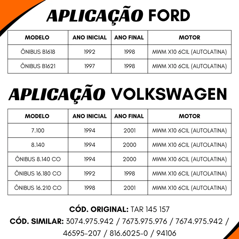 Bomba Hidráulica Ford B1618/1621 Vw 16/180 Mwm X10 6cil