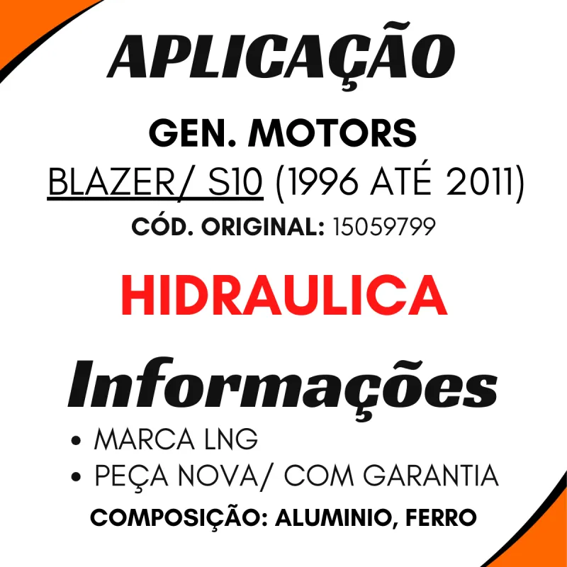 Caixa Direção Chevrolet/Gm S10/Blazer (96/11)