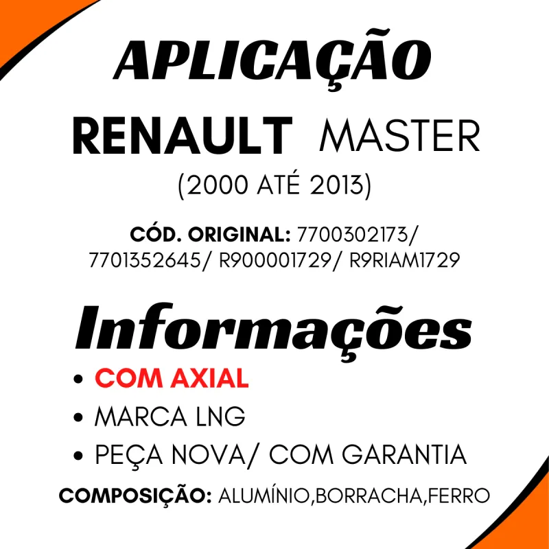 Caixa Direção Renault Master (00/13)