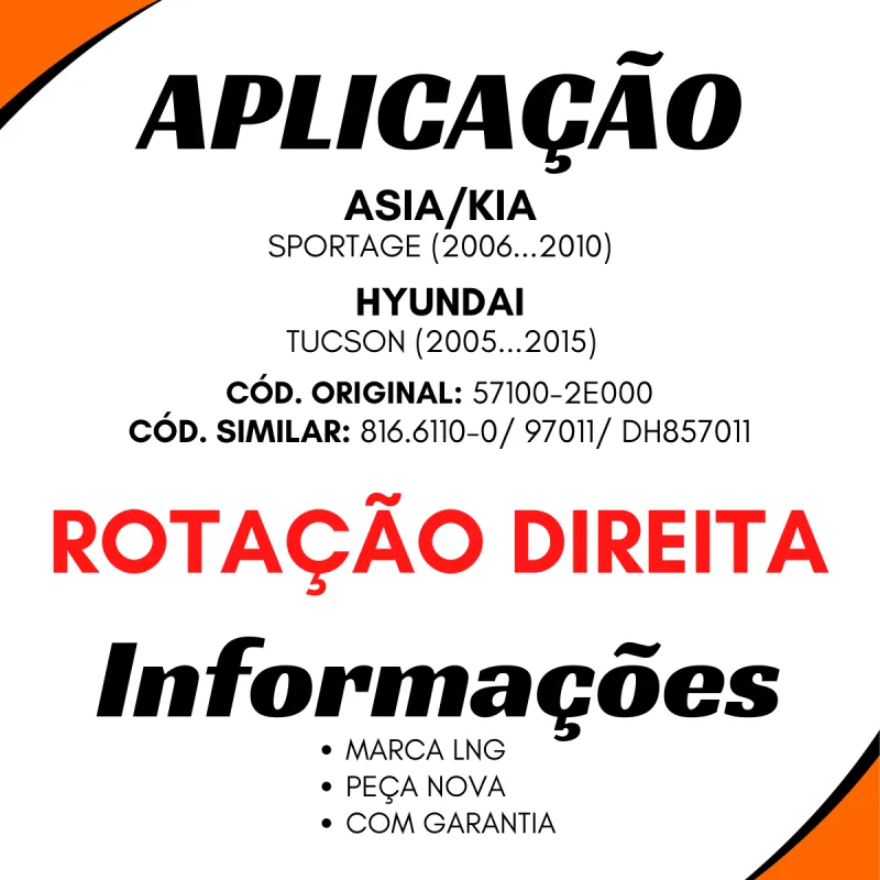 Bomba Hidráulica Kia Sportage 2.0 (06/10)