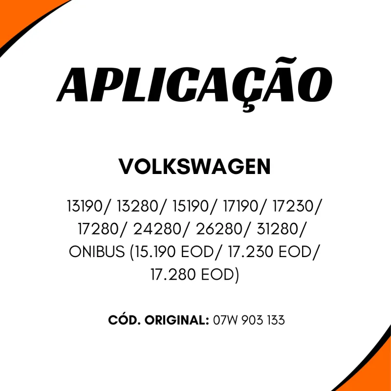 Tensor Correia 13190/ 15190/ 17190/ 24280/ 17280/ 26280/ 31280/