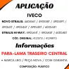 Paralama Traseiro Iveco Stralis Hi-Way/ Novo Stralis Central