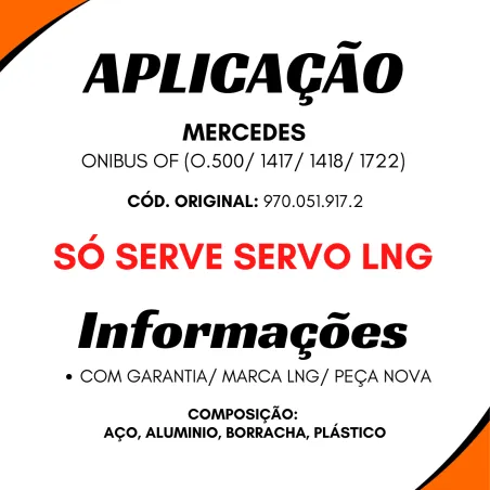Reparo Servo Embreagem Mbb  Of1417/ Of1418/ Of1722/ O.500