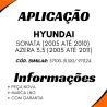 Bomba Hidráulica Hyundai Azera 3.3 (05/11) Sonata (05/10)