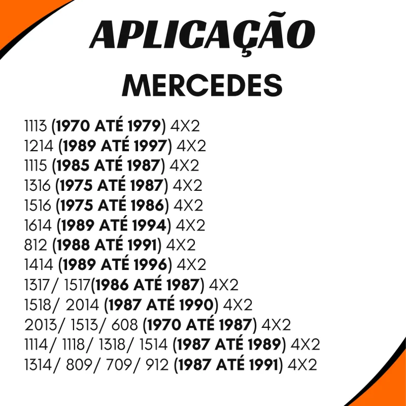 Garfo Cardan Mbb 1113 A 2213 Valtra 1280r/ 15180/ 1780/ Bh140/ Bh145/