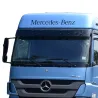 Adesivo Testeira Quebra Sol Caminhão Mercedes Benz Preto