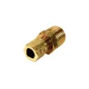 Kit 5 Conectores Tubo Nylon Mbb Diversas Macho 3/8 Npt X 1/2 Npt