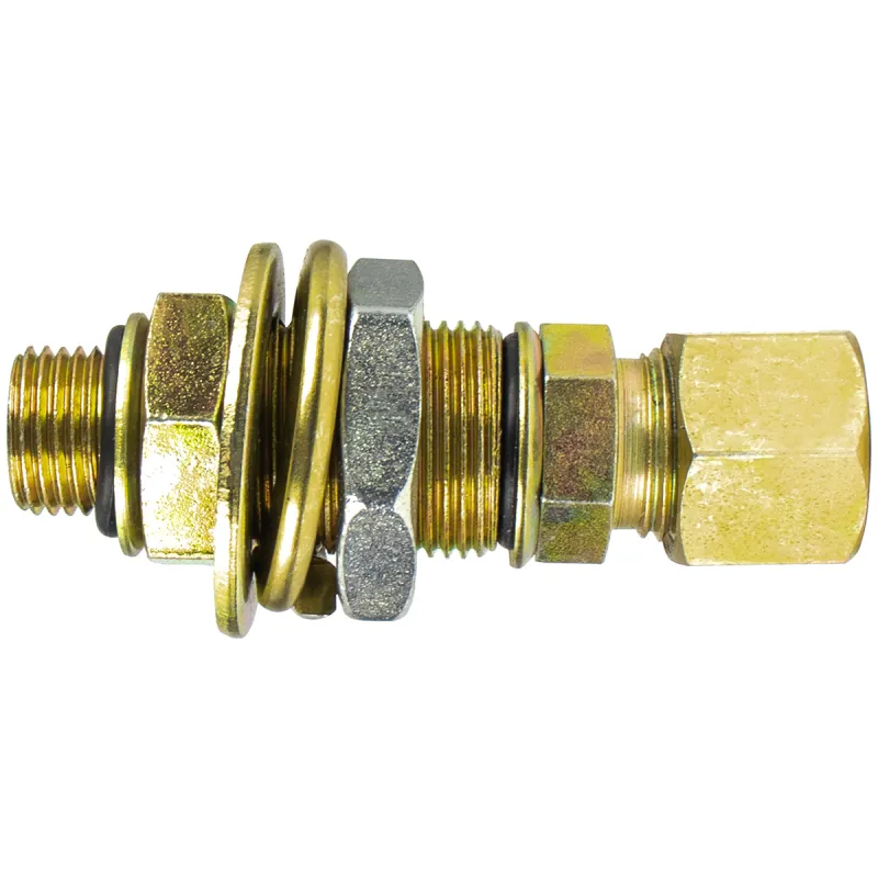Kit 5 Conexão Anteparo Mbb Macho 12 Mm X 1,5 Mm X 16 Mm X 1,5 Mm