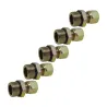 Kit 5 Conectores Tubo Nylon Mbb Diversas Macho 10 Mm X 16 Mm X 1,5 Mm