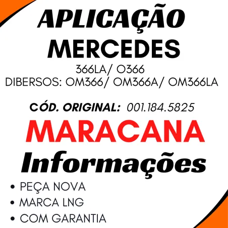 Filtro Radiador Óleo Mercedes O366/ 366a/ 366la