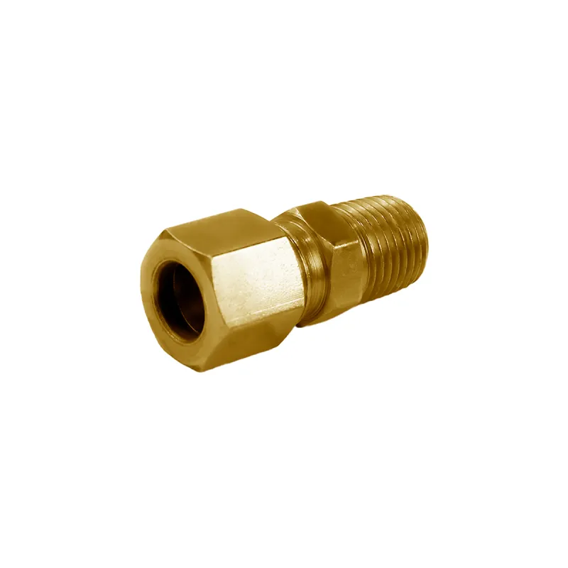 Kit 5 Conectores Tubo Nylon Mbb Diversas Macho 3/8 Npt X 1/4 Npt