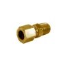 Kit 5 Conectores Tubo Nylon Mbb Diversas Macho 3/8 Npt X 1/4 Npt