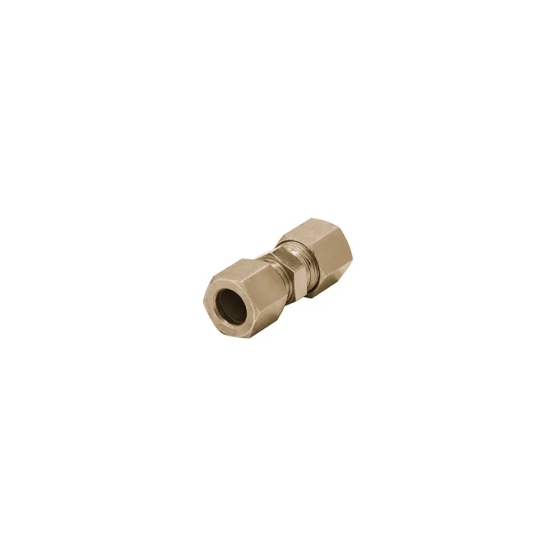 Kit 5 Conexão Emenda Tubo Nylon Mbb Tubo 3/8 Npt X 3/8 Npt