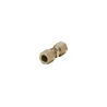 Kit 5 Conexão Emenda Tubo Nylon Mbb Tubo 3/8 Npt X 3/8 Npt