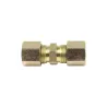 Kit 5 Conexão Emenda Tubo Nylon Mbb Tubo 3/8 Npt X 3/8 Npt