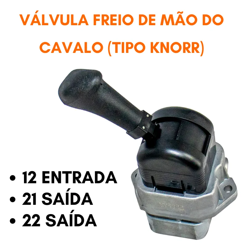 Válvula Freio Mão Mbb Axor 2035, 2035s, 2040s, 2644s, 3340, 3340s,
