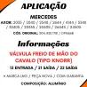 Válvula Freio Mão Mbb Axor 2035, 2035s, 2040s, 2644s, 3340, 3340s,