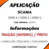Paralama Tras. Tracao Série 4/ Série 5  (Inteiro) Preto
