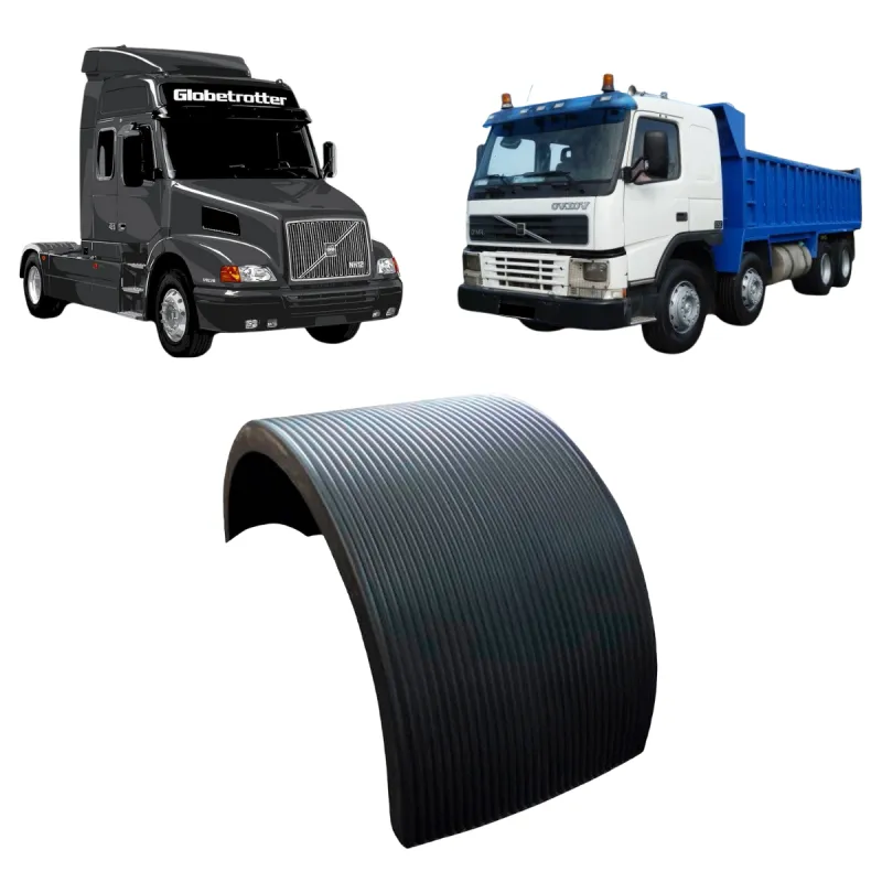 Paralama Traseiro Tracao Volvo Fh12/ Fm12/ Fm10/ Nh12 Cavalo Mecanico
