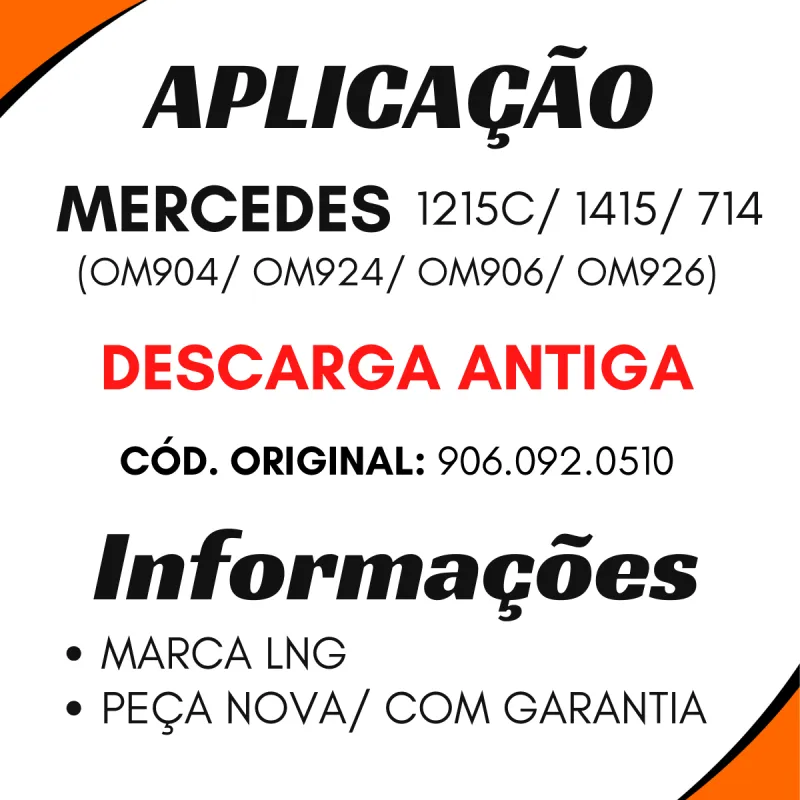 Kit 5 Válvulas Bomba Óleo Mbb 714/ 1215c/ 1415/ Motor Om 906