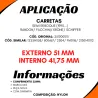 Kit 10 Bucha Eixo S Carretas Semirreboque