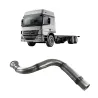Cano Saída Motor Mbb Atego 2426/ 2429 Euro 5 C/Tubo Flexivel Inox
