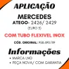 Cano Saída Motor Mbb Atego 2426/ 2429 Euro 5 C/Tubo Flexivel Inox