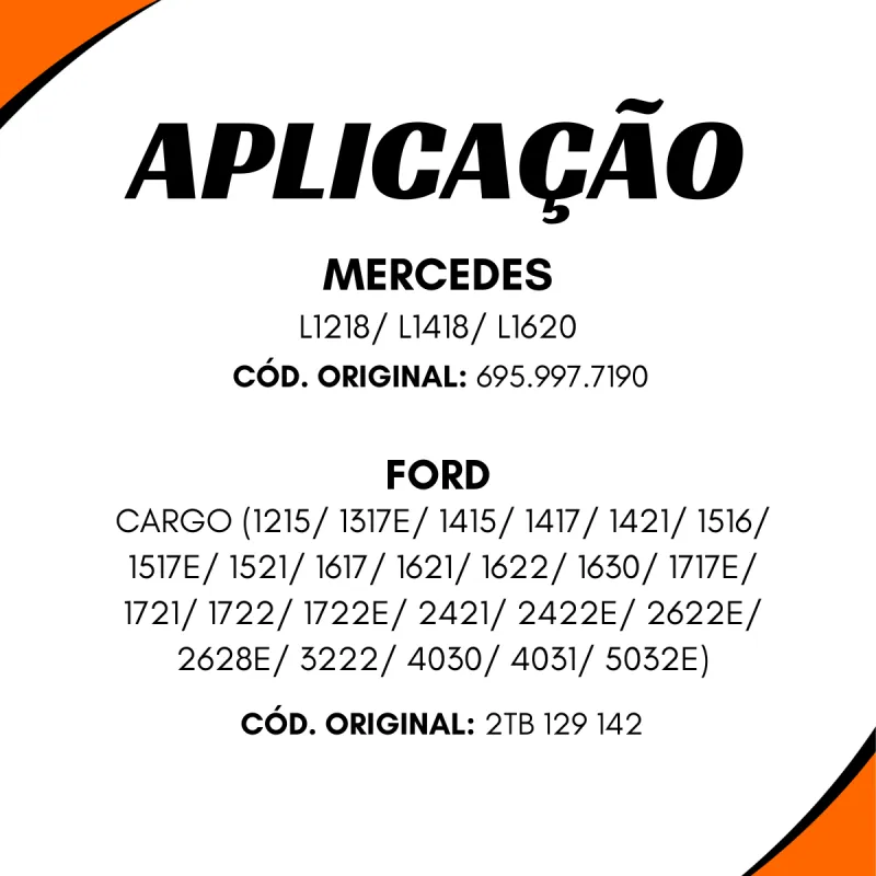 Abraçadeira Filtro Ar Vw 2tb129142/ Mbb 6959977190/ Ford 2tb129142