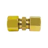 Kit 5 Conexão Emenda Tubo Nylon Mbb Tubo 12 Mm X 12 Mm (Completa)