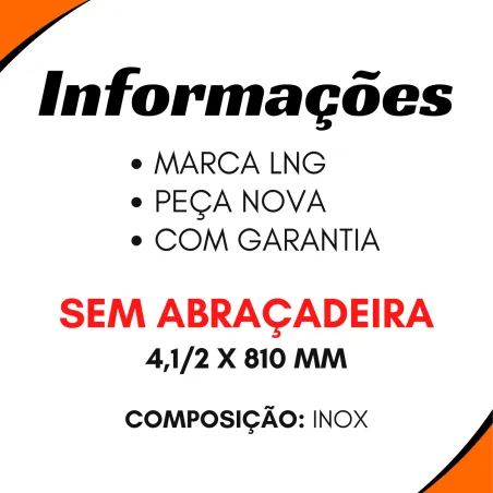 Tubo Flex. Escap. Scania Série 4 05a07 Highline 1505748