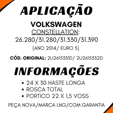 Cuica Freio Spring Brake Constellation 26.280/ 31.280/ 31.330/ 31.390